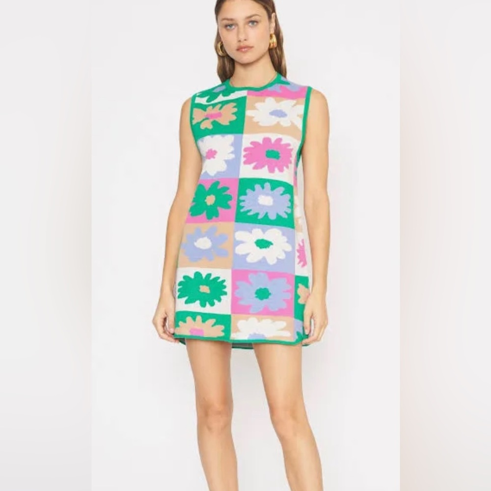 Retro flower dress size S